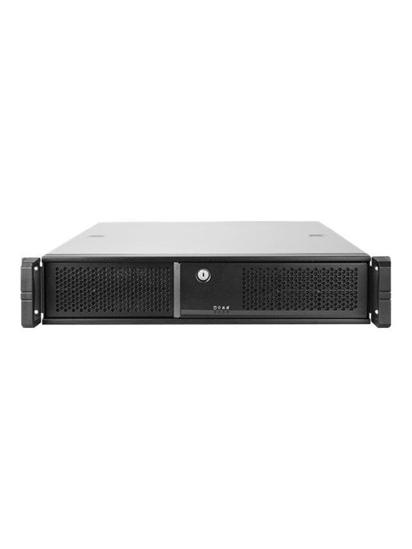 Chieftec UNC-209SR-B - rack-mountable - 2U - ATX - Kabinet - Server (Rack) - Sort Kabinet