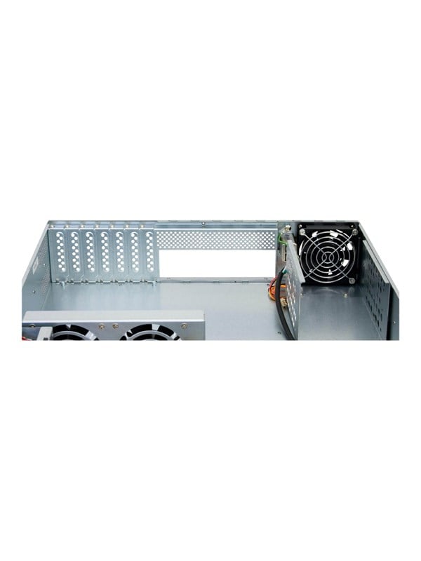 Chieftec UNC-210T-B/1x400W 19" 2U chassi Black U - Kabinet - Server (Rack) - Sort Kabinet