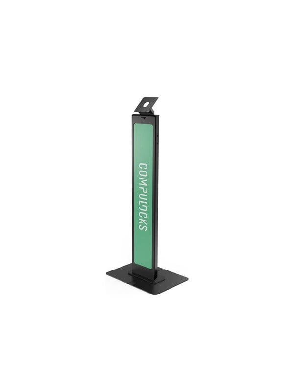 Compulocks BrandMe stand - for LCD display - brandable with large base plate - black Skaermholder
