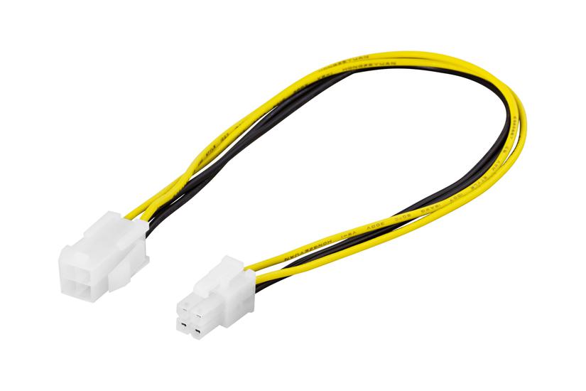 DELTACO 4-pin ATX forlængerkabel til strøm 0