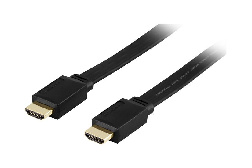 DELTACO HDMI til HDMI flad V1.4 - 0