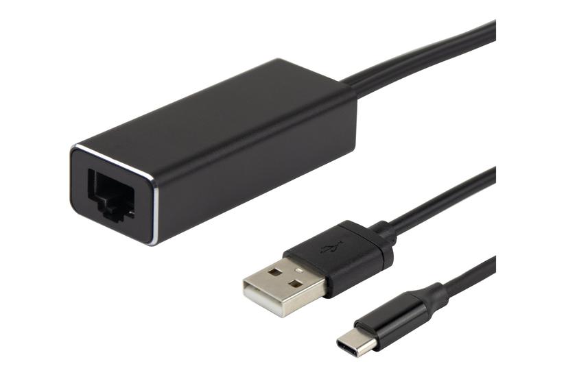 DELTACO USBC-CAST-ETH - netværksadapter - USB - 10/100 Ethernet IT og elektronik > Hardware > Controllerkort m.m.