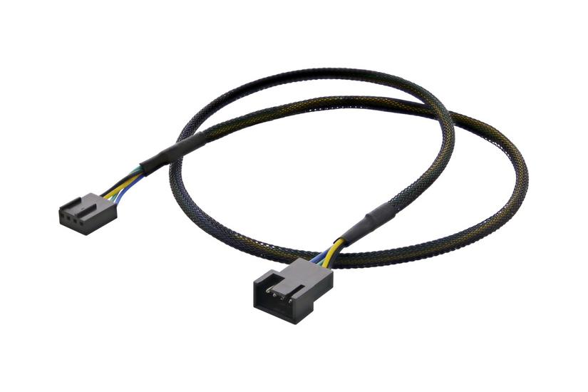 DELTACO - forlængerkabel til blæserstrøm - 4 pin blæserstikforbindelse til 4 pin blæserstikforbindelse - 60 cm Hus og have > El og belysning > Tilbehør til el og belysning