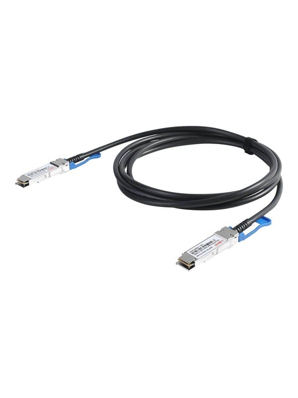 DIGITUS 100GBase-CR4 direct attach cable - 3 m - Sort - 3 meter Netvaerkskabel
