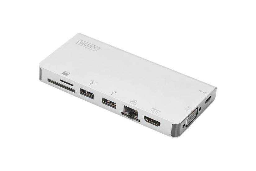 DIGITUS DA-70866 - dockingstation - USB-C - VGA - 1GbE PC