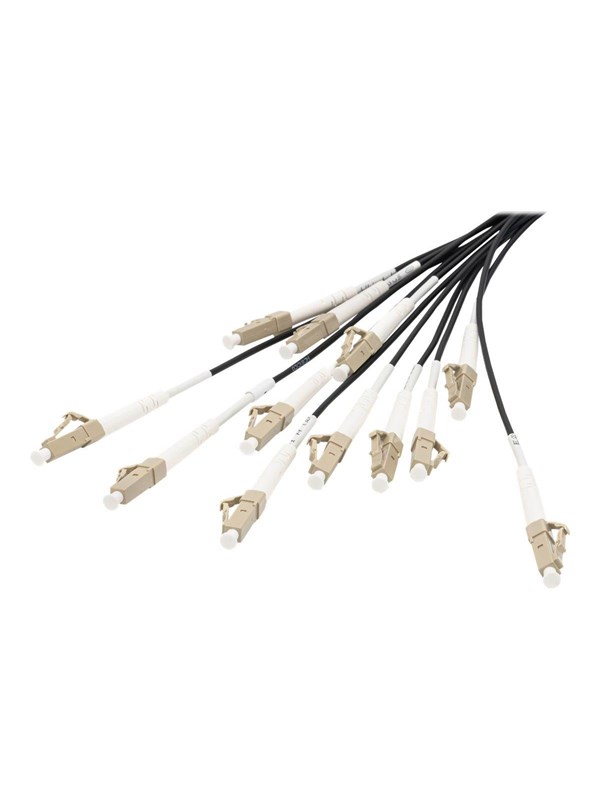 DIGITUS breakout cable - 30 m - black - Sort - 30 meter Netvaerkskabel