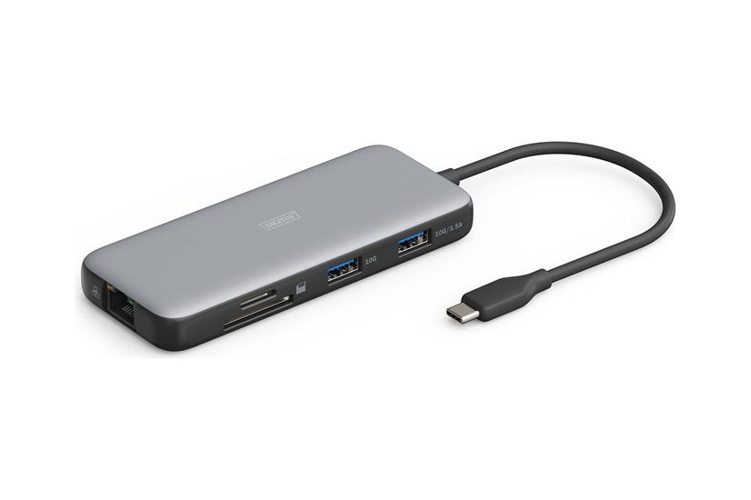 DIGITUS - dockingstation - USB-C 3.2 Gen 2 - HDMI - 1GbE PC