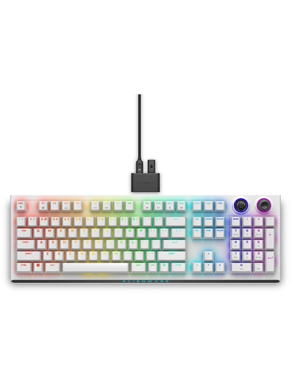Dell Alienware Tri-Mode AW920K - Gaming Tastatur - Amerikansk engelsk - Hvid Tastatur