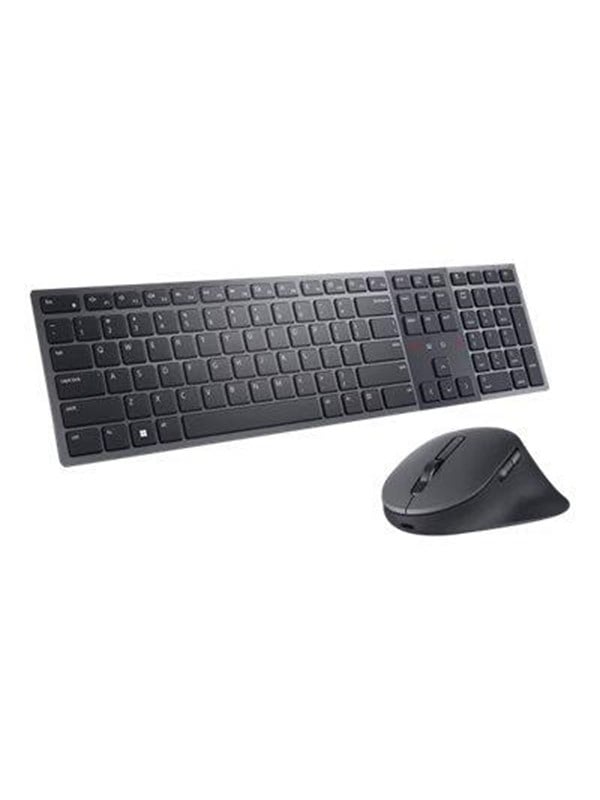 Dell Premier KM900 - keyboard and mouse set - collaboration - QWERTY - US International - graphite - Tastatur & Mus sæt - Universal - Grå Tastatur