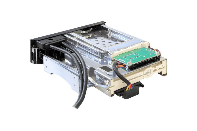 Delock 5.25 Mobile Rack for 1 x 2.5 + 1 x 3.5 SATA HDD + 2 x USB 3.0 Ports - lagrings mobil rack IT og elektronik > Hardware > Harddiske og SSD'er > Harddisk montering