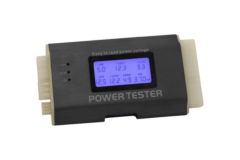 Delock Power Tester - ATX-strømforsyning tester IT og elektronik > Hardware > Batterier > Batteritester