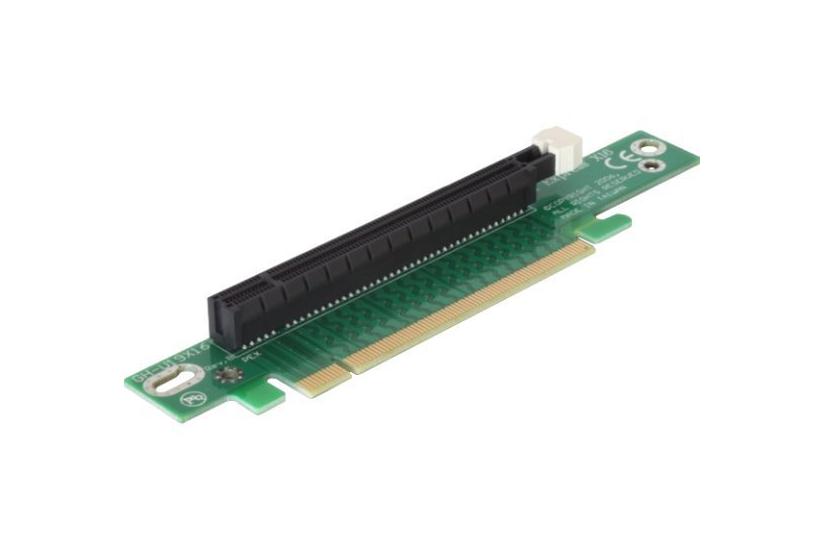 Delock Riser card PCI Express x16 angled 90° left insertion - udvidelseskort IT og elektronik > Hardware > Controllerkort m.m.