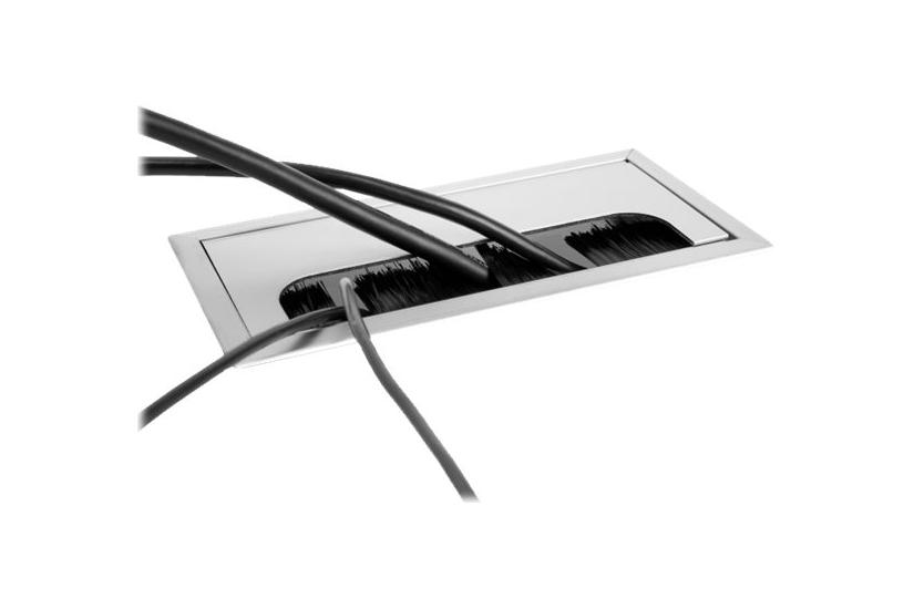 Delock - kabelskive - sølv Hus og have > El og belysning > Elartikler > Kabler og ledninger > Tilbehør til kabler og ledninger