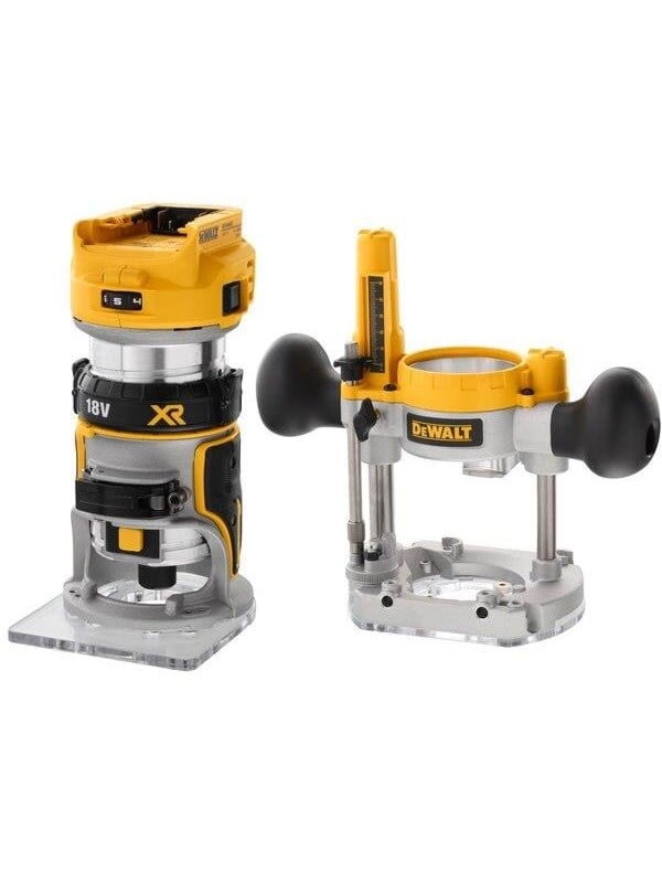 Dewalt 18V XR Brushless 8mm (1/4") Router - Bare Unit Fraeser