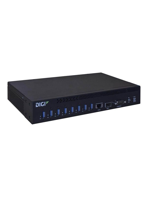 Digi AnywhereUSB 8 Plus USB hub - USB 3.2 - 8 ports - Sort USB hub