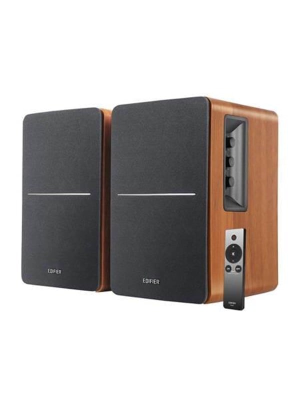 Edifier R1280Ts - 2.0 4" Active Bookshelf Speakers - 42W - Brown HiFi hoejtaler