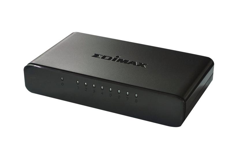 Edimax ES-3308P - switch - 8 porte - ikke administreret IT og elektronik > Netværk > Hubs og switches