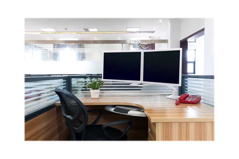 Ergotron HX monteringssæt - Constant Force Technology - for 2 LCD displays - hvid IT og elektronik > Hardware > Skærme > Tilbehør til skærme > Monitor arm