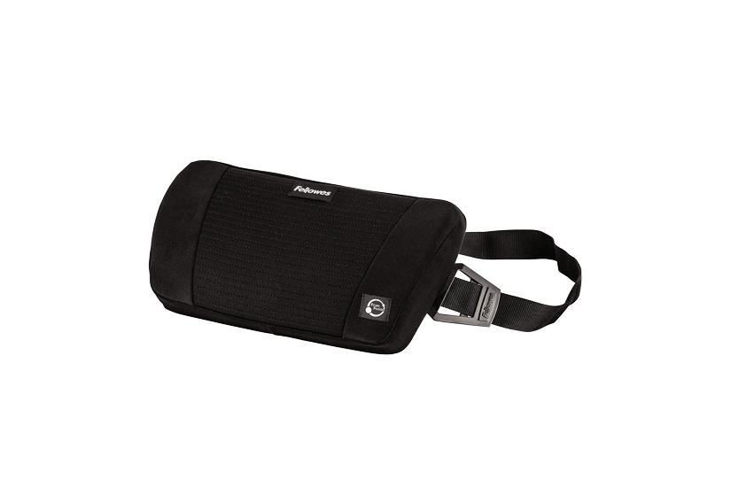 Fellowes PlushTouch - lændestøtte - sort Kontor > Kontorindretning > Kontormøbler > Tilbehør til kontormøbler > Tilbehør til kontorstole