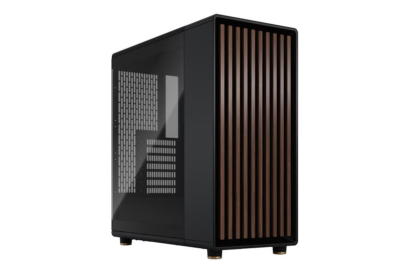Fractal Design North TG Sort - ATX kabinet IT og elektronik > Hardware > Kabinetter