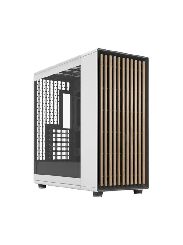 Fractal Design North XL RC White TG Clear - Kabinet - Miditower - Hvid Kabinet