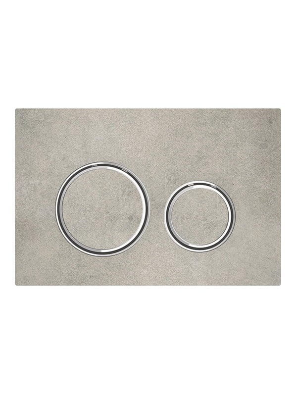 Geberit sigma21 betjeningsplade 246 x 164 x 14 mm beton/krom Toiletter saeder bideter og reservedele