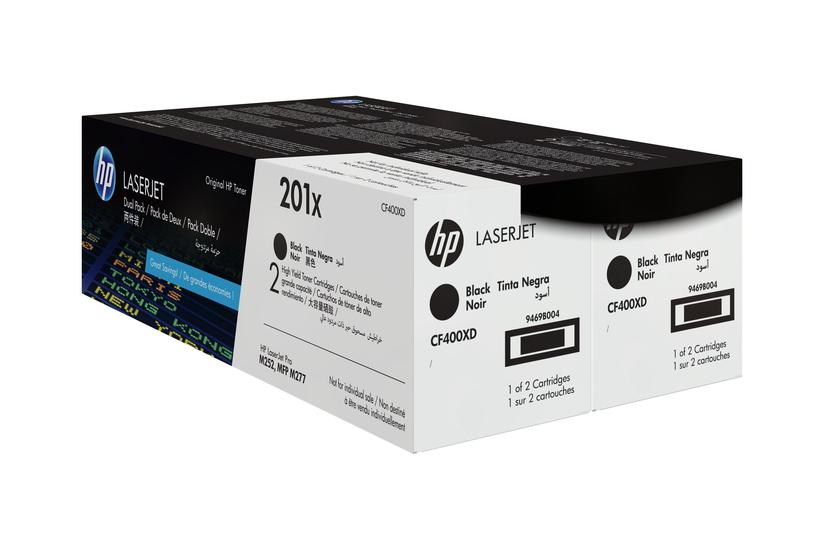 HP 201X - 2 pakker - Højtydende - sort - original - LaserJet - tonerpatron (CF400XD) IT og elektronik > Scan/Print > Blæk og toner > Toner og toneropsamlere