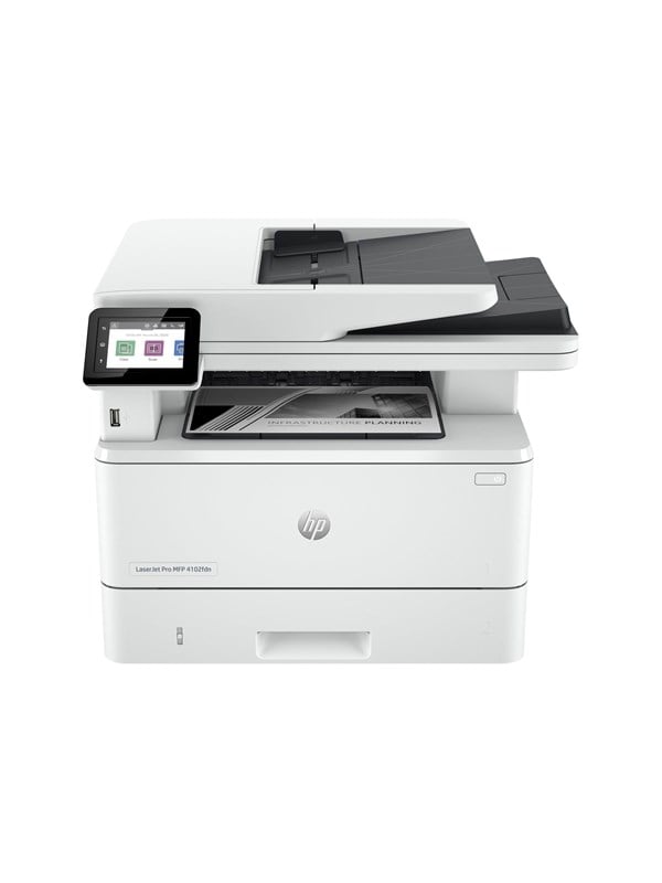 HP LaserJet Pro MFP 4102fdn All in One Laserprinter Multifunktion med Fax - Monokrom - Laser Printer