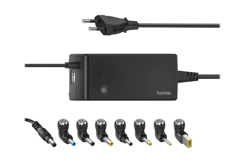 Hama Universal Power Supply Unit - strømforsyningsadapter - 90 Watt IT og elektronik > Telefoni/GPS > Mobiltilbehør > Batterier og oplader til mobiltelefoner