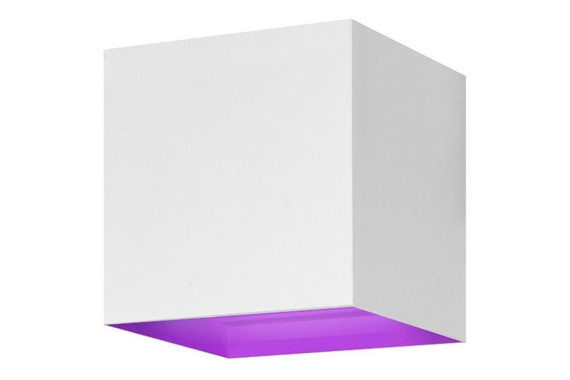 Hombli Smart Wall Light - væglampe - LED - 6 W - varmt til køligt hvidt lys - 2700-6500 K - terning - hvid Hus og have > El og belysning > Udendørsbelysning > Udendørslamper
