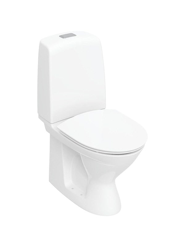 Ifö Spira 6260 gulvstående toilet Rimfree inkl. soft close toiletsæde