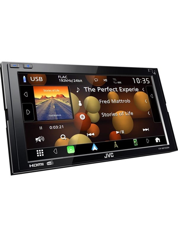 JVC KW-M875DBW car media receiver Bilstereo
