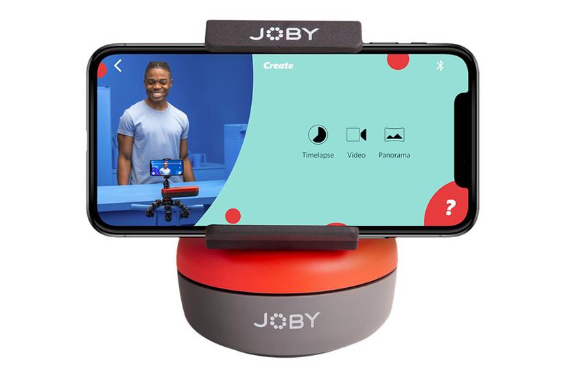 Joby Spin - Phone Mount Kit - støttesystem - motoriseret base - trådløs - Bluetooth IT og elektronik > Foto- og videoudstyr > Vlogging