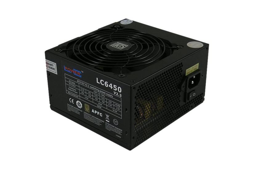 LC Power Super Silent Series LC6450 V2.3 strømforsyning - 450W 80 PLUS Bronze - ATX12V 2.3 IT og elektronik > Hardware > Strømforsyninger