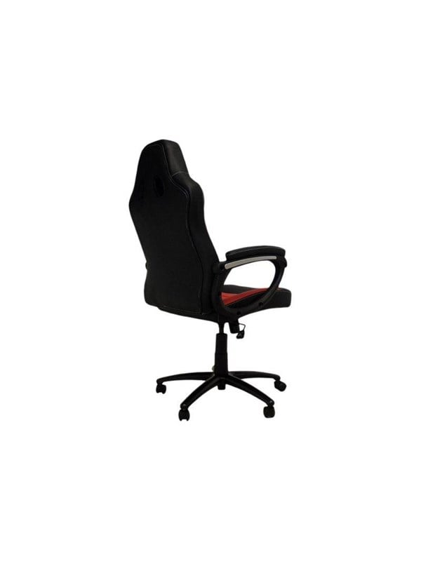 LC Power - chair - plastic metal foam PU coated leather - black red Kontor Stol - Metal - Op til 150 kg Gamer Stol