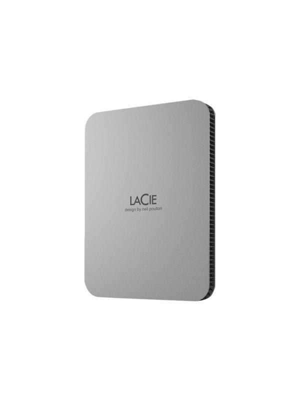 LaCie Mobile Drive - 4TB - Ekstern Harddisk - Sølv Harddisk Ekstern