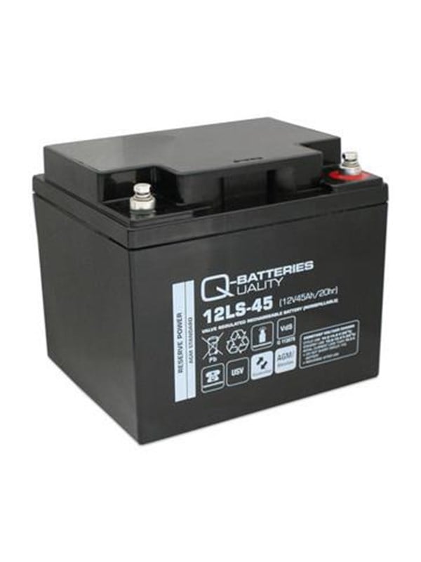 Lakuda Q-batteries 12v 45 ah 125 watt Forbrugsartikler
