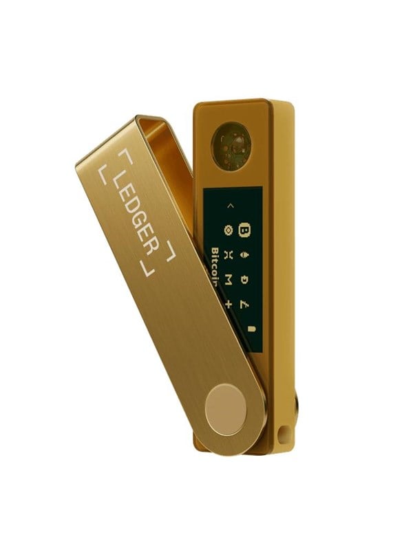 Ledger Nano X Crypto Hardware Wallet - Gold Mobil Andet Tilbehoer