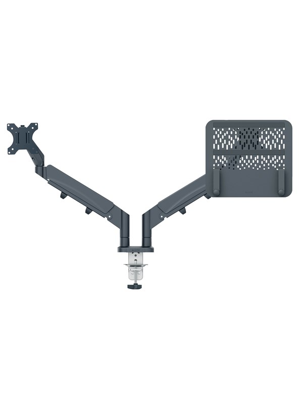 Leitz Ergo pladsbesparende dual monitor arm & laptop arm