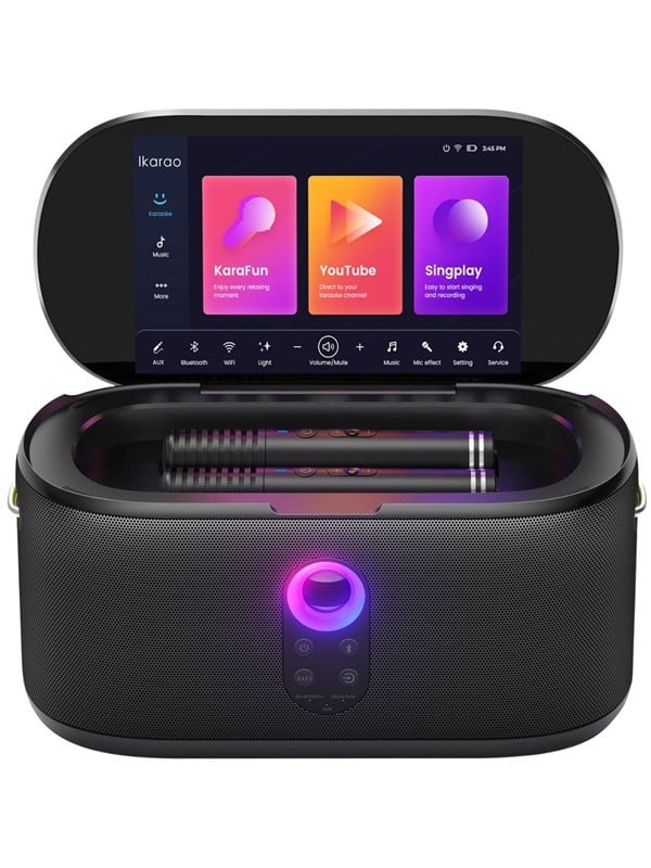 Lenco IKARAO-SHELL S1 Karaoke speaker Musik DJ Instrumenter