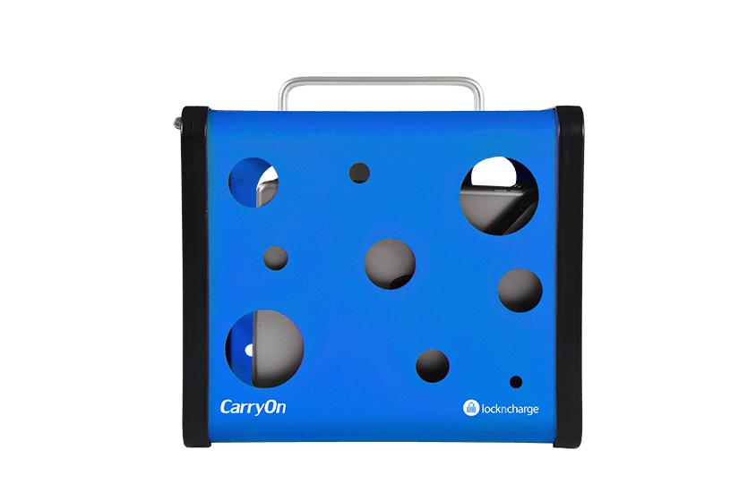 LocknCharge CarryOn opbevaringsskuffe - for 5 tablets - blå IT og elektronik > Hardware > Strømforsyninger > Strømtilbehør