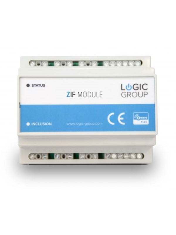 Logic Group ZIF5020 Z-Wave DIN Skinne Smart Modul til Automatik/Styring Smart Home
