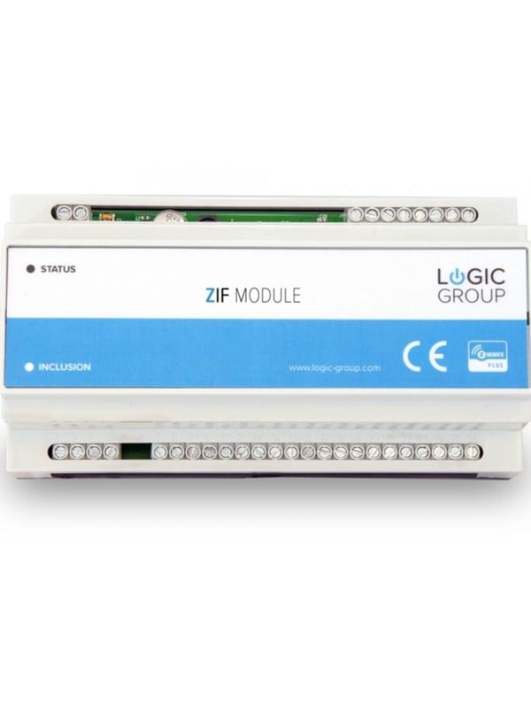 Logic Group ZIF5030 Z-Wave DIN Skinne Smart Modul til Automatik/Styring Smart Home
