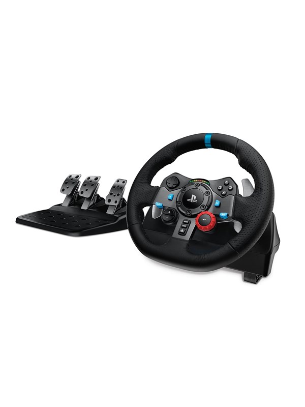 Logitech G29 Driving Force Racing Wheel (PS5 / PS4 / PS3 / PC) - Wired Steering wheel & Pedal set - Sony PlayStation 4 Spil tilbehoer
