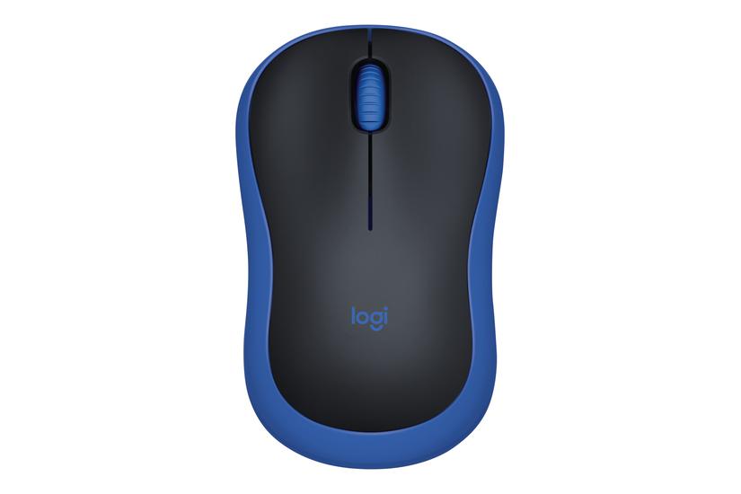 Logitech M185 - mus - 2.4 GHz - blå IT og elektronik > Hardware > Tastatur og mus > Mus