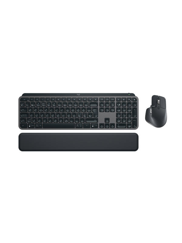 Logitech MX Keys S Combo Graphite - ND - Tastatur - Nordisk - Sort Tastatur
