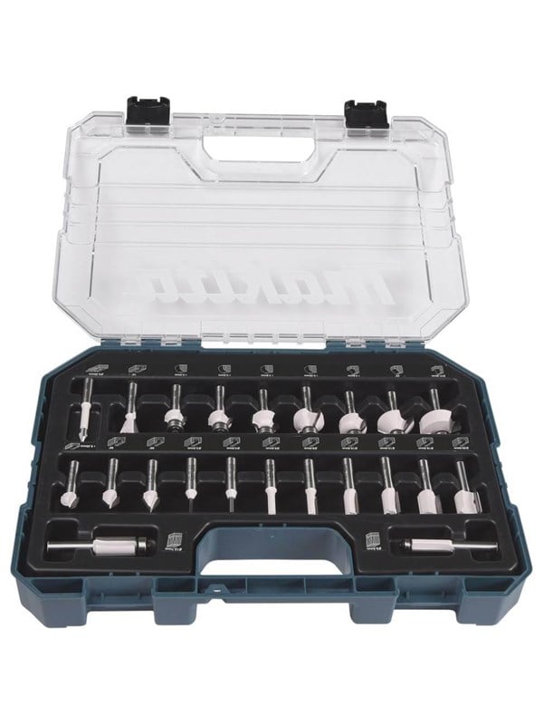 Makita D-74778 Router Bit Set - for wood - 22 pieces Bor bits