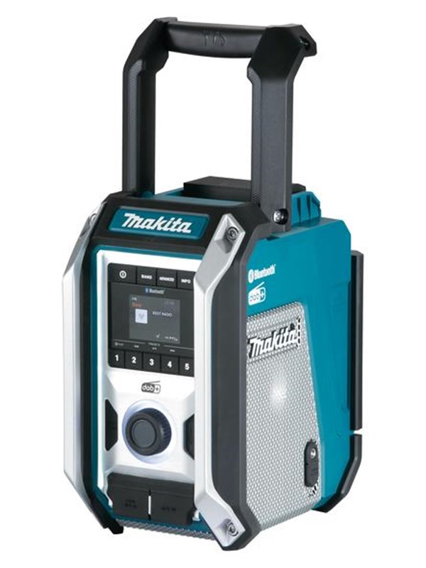 Makita arbejdsradio bluetooth/dab+ DMR115 - DAB/DAB+/FM - Stereo - Blå DAB netvaerks og clockradio