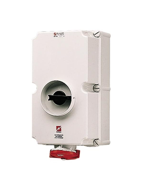 Mennekes CEE stikkontakt 5 polet 125A 400V IP67 6H Forlaengerledninger