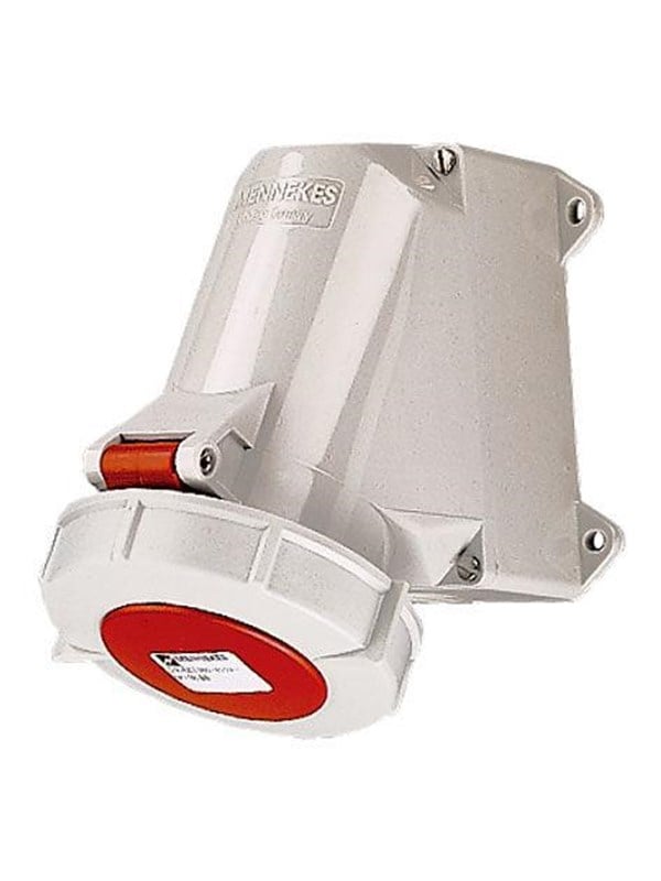 Mennekes CEE vægudtag 7 polet 16A 400V IP67 6H Forlaengerledninger